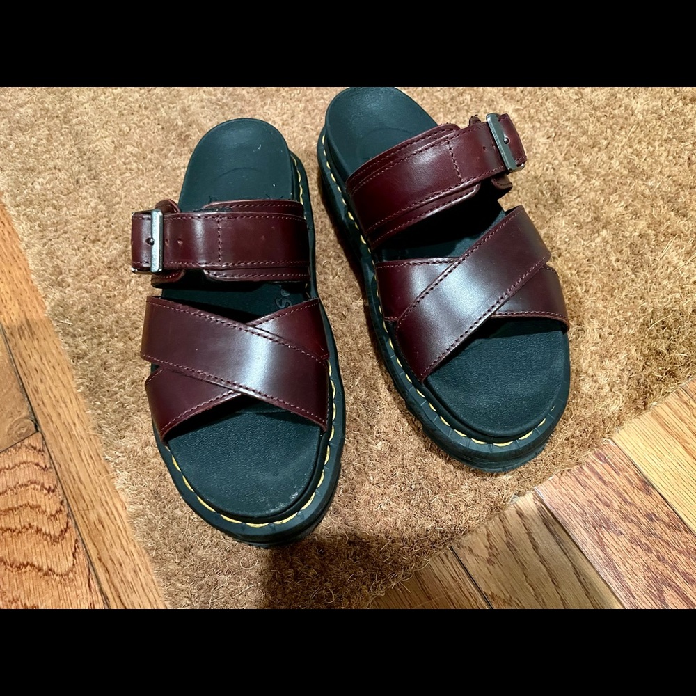 Dr. Martens Ryker Slide Sandals Oxblood UK4 US6